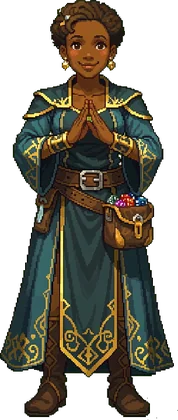 Mira, a pixel-art dungeon master